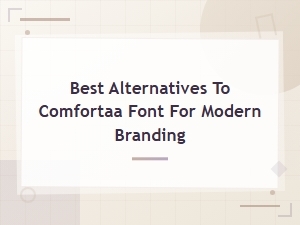 Best Rounded Sans-Serif Alternatives to Comfortaa for Modern Branding